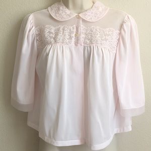 Seamprufe Vintage Sexy Sweet Pajama Top S